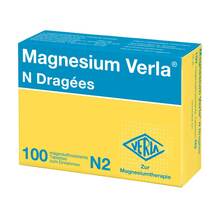 Abbildung: Magnesium Verla N Dragees 100 St, Tabletten magensaftresistent PZN 03554934 