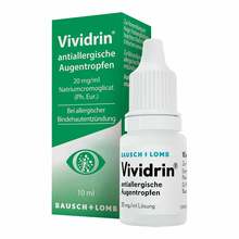 Abbildung: Vividrin antiallergische Augentropfen 10 ml, Lösung PZN 03561555 