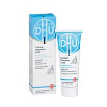 Abbildung: Biochemie Dhu 1 Calcium fluoratum D 4 Lotio 20 ml, Creme PZN 03571453 