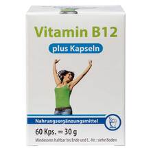 Abbildung: Vitamin B12 Plus Kapseln 60 St, Kapseln PZN 03626438 