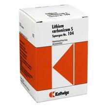 Abbildung: Synergon Komplex 104 Lithium carbonicum S Tabletten  200 St, Tabletten PZN 03634165 