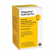 Abbildung: Thiogamma Turbo Set Pur Injektionsflaschen 50 ml, Injektionsflaschen PZN 03645849 