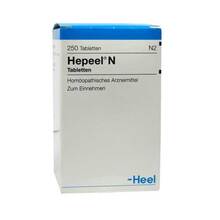 Abbildung: Hepeel N Tabletten 250 St, Tabletten PZN 03649847 