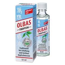 Abbildung: Olbas Tropfen 50 ml, Flüssigkeit PZN 03680975 