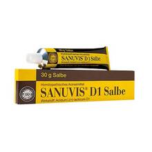 Abbildung: SANUVIS D 1 Salbe 30 g, Salbe PZN 03690040 
