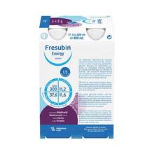 Abbildung: Fresubin Energy Drink Waldfrucht Trinkflasche 4X200 ml, Lösung PZN 03692665 