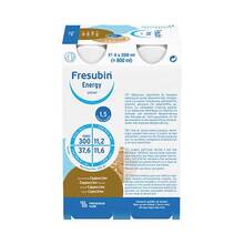 Abbildung: Fresubin Energy Drink Cappuccino Trinkflasche 6X4X200 ml, Lösung PZN 03692760 