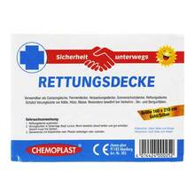 Abbildung: Rettungsdecke 160x210 cm gold / silber 1 St PZN 03694322 