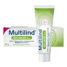 Abbildung: Multilind Heilsalbe mit Nystatin und Zinkoxid 50 g, Paste PZN 03737617 