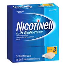 Abbildung: Nicotinell 7 mg / 24-Stunden-Pflaster 17,5mg 7 St, Pflaster transdermal PZN 03764502 