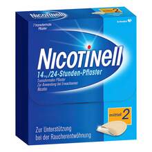 Abbildung: Nicotinell 14 mg / 24-Stunden-Pflaster 35mg 7 St, Pflaster transdermal PZN 03764531 