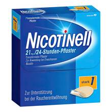 Abbildung: Nicotinell 21 mg / 24-Stunden-Pflaster 52,5mg 7 St, Pflaster transdermal PZN 03764560 