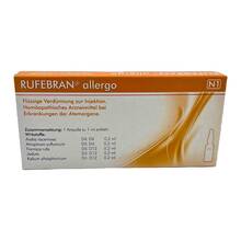 Abbildung: Rufebran allergo Ampullen 10 St, Ampullen PZN 03799280 