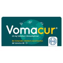 Abbildung: Vomacur Tabletten 20 St, Tabletten PZN 03815234 