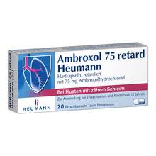 Abbildung: Ambroxol 75 retard Heumann Kapseln 20 St, Retard-Kapseln PZN 03882147 