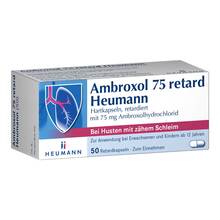 Abbildung: Ambroxol 75 retard Heumann Kapseln 50 St, Retard-Kapseln PZN 03882153 