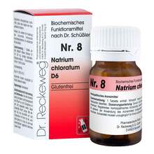 Abbildung: Biochemie 8 Natrium chloratum D 6 Tabletten 200 St, Tabletten PZN 03886659 