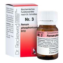 Abbildung: Biochemie 3 Ferrum phosphoricum D 12 Tabletten 200 St, Tabletten PZN 03886872 