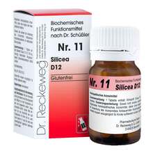 Abbildung: Biochemie 11 Silicea D 12 Tabletten 200 St, Tabletten PZN 03887096 
