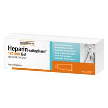 Abbildung: Heparin-Ratiopharm 180.000 I.E. Gel 100 g, Gel PZN 03892335 