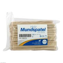 Abbildung: Mundspatel Holz Beutel  100 St PZN 03903978 