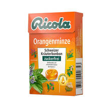 Abbildung: Ricola ohne Z.Box Orangenminze Bonbons 50 g, Bonbons PZN 03912351 