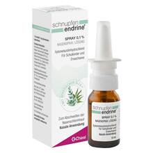 Abbildung: Schnupfen Endrine 0,1% Nasenspray 10 ml, Nasenspray PZN 03925052 