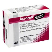 Abbildung: Ascorell Injektionslösung 10X5 ml, Injektionslösung PZN 03935547 