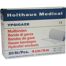 Abbildung: MULLBINDEN DIN 4 cmx4 m 20 St, Binden PZN 03943363 