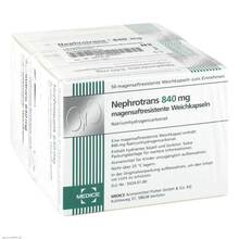 Abbildung: Nephrotrans 840 mg magensaftresistente Kapseln 100 St, Kapseln magensaftresistent PZN 03949271 
