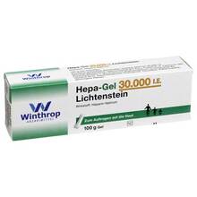 Abbildung: Hepa Gel 30.000 I.E. Lichtenstein 100 g, Gel PZN 03970213 