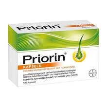 Abbildung: Priorin Kapseln 120 St, Kapseln PZN 04002065 
