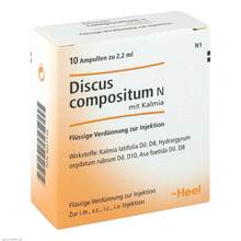 Abbildung: Discus compositum N mit Kalmia Ampullen 10 St, Ampullen PZN 04031138 