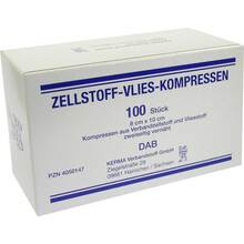 Abbildung: Zellstoff Vlies Kompressen unsteril 8x10 cm 100 St, Kompressen PZN 04050147 