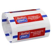Abbildung: Gothaplast Wundpflaster wasserfest 2x6 cm 1 St, Pflaster PZN 04051738 