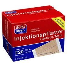 Abbildung: Gothaplast Injektionspflaster 2x6 cm 220 St, Pflaster PZN 04079139 