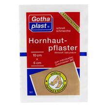 Abbildung: Gothaplast Hornhautpflaster 6x10 cm 1 St, Pflaster PZN 04079174 