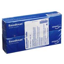 Abbildung: Basodexan 100 mg / g Salbe 2X100 g, Salbe PZN 04079955 