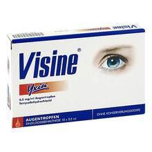 Abbildung: Visine Yxin ED Einzeldosispipetten 10X0.5 ml, Einzeldosispipetten PZN 04081171 