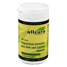 Abbildung: Magnesium Komplex mit Zink + Calcium Kapseln 100 St, Kapseln PZN 04084896 