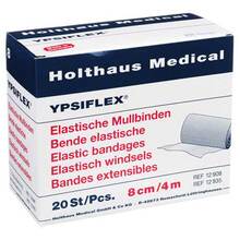 Abbildung: MULLBINDEN elastisch 8 cmx4 m 20 St, Binden PZN 04095121 
