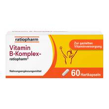 Abbildung: Vitamin B-Komplex-ratiopharm Kapseln 60 St, Kapseln PZN 04132750 