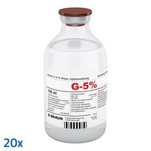 Abbildung: Glucose 5% B.Braun Injektionslösung 20X100 ml, Injektionslösung PZN 04164419 