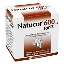 Abbildung: Natucor 600 mg forte Filmtabletten 100 St, Filmtabletten PZN 04165301 