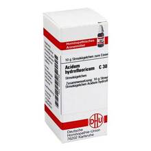 Abbildung: Acidum hydrofluoricum C 30 Globuli 10 g, Globuli PZN 04200799 