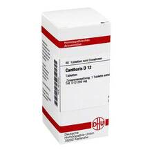 Abbildung: CANTHARIS D 12 Tabletten 80 St, Tabletten PZN 04210131 