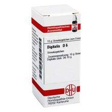 Abbildung: DIGITALIS D 6 Globuli 10 g, Globuli PZN 04215134 
