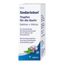 Abbildung: Sedariston Tropfen für d.Nacht 50 ml, Flüssigkeit zum Einnehmen PZN 04218026 
