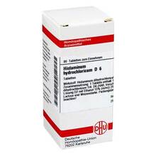 Abbildung: HISTAMINUM hydrochloricum D 6 Tabletten 80 St, Tabletten PZN 04220431 
