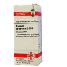 Abbildung: Natrium sulfuricum D 200 Globuli 10 g, Globuli PZN 04229171 